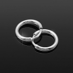 Heavy Sterling Silver 925 Sleeper Hoop Earring 14mm PK2 Heavy Sterling Silver 925 Sleeper Hoop Earring 14mm PK2