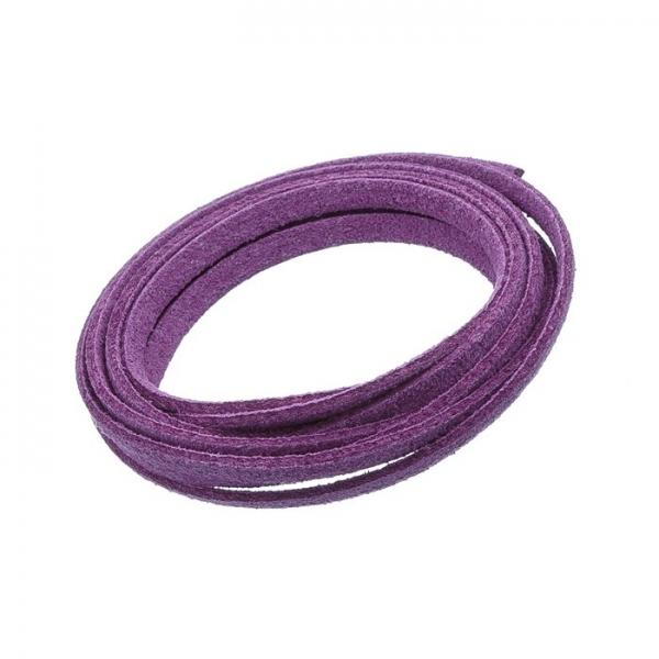 Ultra Micro Fibre Suede Lilac Flat Cord 3x1.5mm 1 Metre