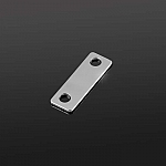 Rectangle Connector Tag Charm Sterling Silver 925 18x6mm
