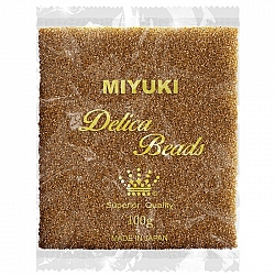 Wholesale Miyuki Delicas 11 Colour Lined Lt Bronze 100g