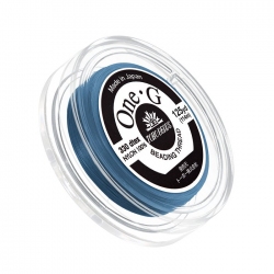 Toho One-G Nylon Beading Thread 0.2mm Blue 125yd Reel