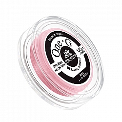 Toho One-G Nylon Beading Thread 0.2mm Pink 125yd Reel
