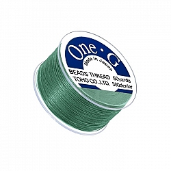 Toho One-G 0.2mm Nylon Beading Thread Mint Green 50yd