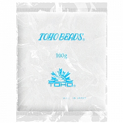 Toho Wholesale Seed Beads 15/0 Transparent Crystal 100g