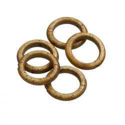 Natural Horn Ring Beads Centre Drilled Hole 16mm (PK5)