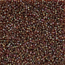 Toho Treasure Seed Beads 11/0 Gold Lustered Rust 7.8g