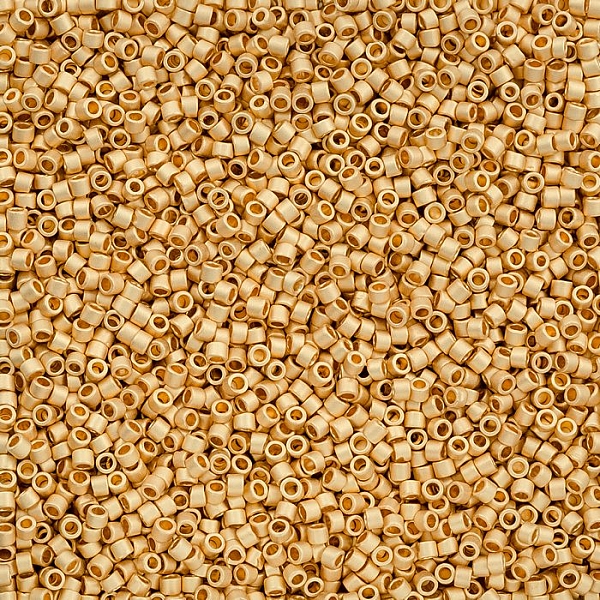 Toho Treasures 11 Metallic 24K Frosted Gold Plated 7.8g