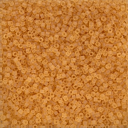Toho Treasure Beads 11 Transparent Frosted Lt Topaz 7.8g