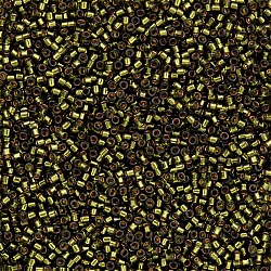 Toho Treasure Size 11/0 Gold Lined Olive Seed Beads 7.8g