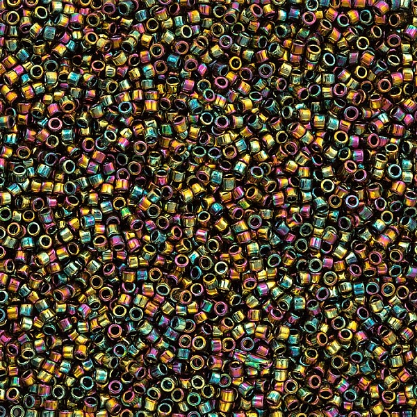Toho Treasure Seed Beads 11/0 Metallic Iris Green 7.8g