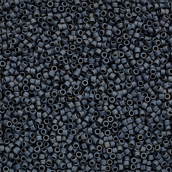 Toho 11 Treasure Seed Beads Matte Colour Gun Metal 7.8g