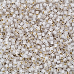 Toho 8/0 PermaFinish Silver Lined Frosted Crystal 10g