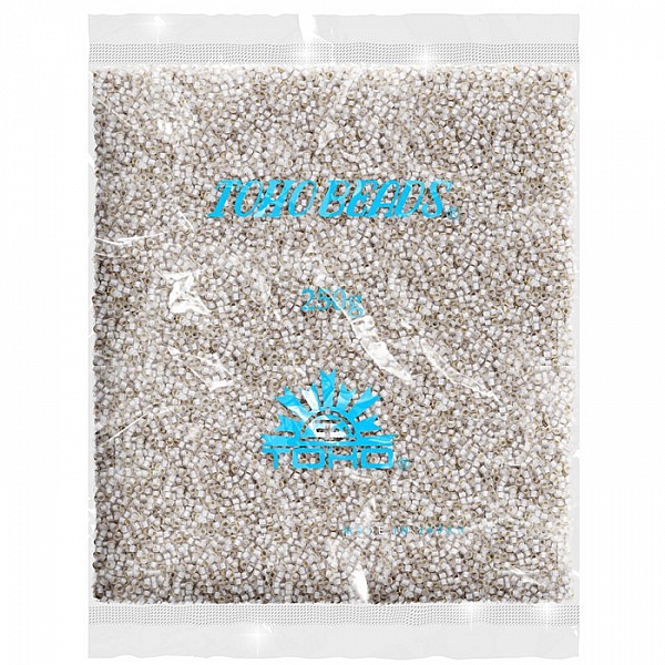 Toho Wholesale 8 P/F Silver Lined Frosted Crystal 250g