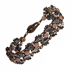 Hopscotch Bracelet | Paisley Duo Design by Beads Jar