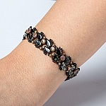 Hopscotch Bracelet | Paisley Duo Design by Beads Jar