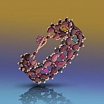 Mulberry Daedal Bracelet Paisley Duo Design by Beads Jar