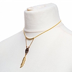 Hex O Feather Necklace | Hex Seed Beads by Beads Jar