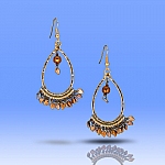 Lion Mane Earrings | Dragon Scale Beads by Beads Jar