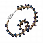 Zig Zag Magatama Bracelet Seed Bead Design by Beads Jar