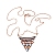 Honeyed Diamond Necklace GemDuo Pendant - Copper Chain
