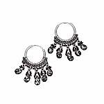Pavo Granite Earrings | Paisley Duo Design by Beads Jar