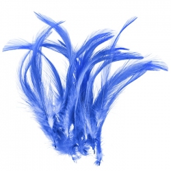 Dyed Dk Blue Craft Feathers Jewellery Making 120mm PK20