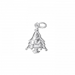 Sterling Silver 925 Christmas Tree Charm 15x11mm (PK1)