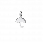 Sterling Silver 925 Umbrella Shaped Tag Charm 7mm PK1