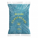 Wholesale Miyuki 8/0 Seed Beads Silver Lined Aqua 250g
