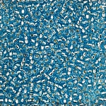 Wholesale Miyuki 8/0 Seed Beads Silver Lined Aqua 250g