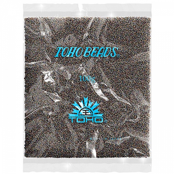 Toho Wholesale 15 Gold Lined Rainbow Black Diamond 100g Toho Wholesale 15 Gold Lined Rainbow Black Diamond 100g