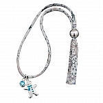 Liberty of London Ribbon Bracelet STS Gingerbread Man Charm