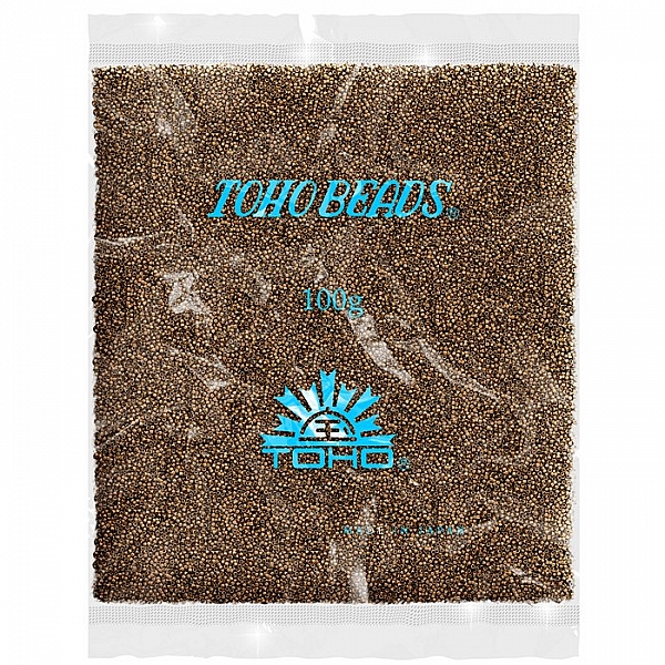 Toho Wholesale Size 15/0 Round Seed Beads Bronze 100g Toho Wholesale Size 15/0 Round Seed Beads Bronze 100g