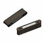 Gunmetal 36x20mm Magnetic Rectangle Clasp 34x3mm Hole