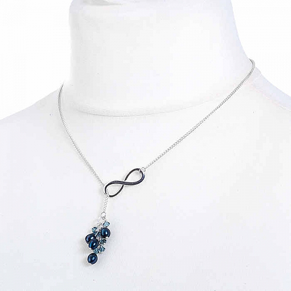 Mother Of The Bride Infinity Necklace by Beads Jar