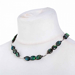 Abalone Shell Necklace - Beaded Design by Beads Jar