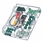 Jewellery Making Starter Kit Elastic Glass Bead Bracelet Green Jewellery Making Starter Kit Elastic Glass Bead Bracelet Green
