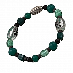 Jewellery Making Starter Kit Elastic Glass Bead Bracelet Green Jewellery Making Starter Kit Elastic Glass Bead Bracelet Green