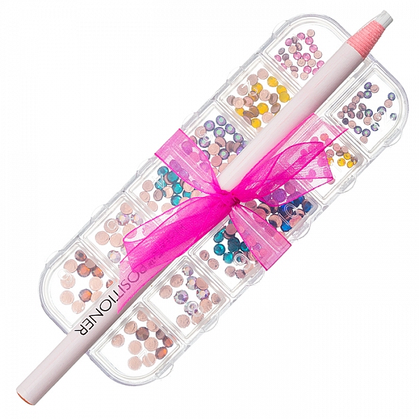 Swarovski Flat Back Crystal Hotfix Starter Kit Vibrant Mix - Box