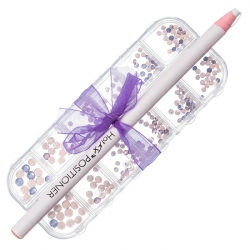 Swarovski Flat Back Crystal Hotfix Starter Kit Pink/Purple Mix