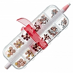Swarovski Flat Back Crystal Hotfix Starter Kit Christmas Mix