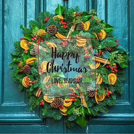 Happy Christmas! Love Beads Jar UK