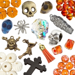 Halloween Beads and Findings