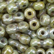 Infinity Two Hole Czech Beads 