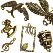 Gold Pendants & Charms