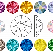 Swarovski 2078 XIRIUS Rose Hotfix Crystals