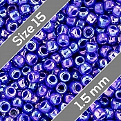 Toho Size 15 Seed Beads (1.5mm)