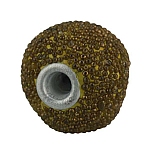 Gumball Antique Gold Round Resin Beads 16x7mm (PK1)