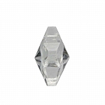 Crystal Faceted AAA Quality Clear Star Pendant 13.5mm