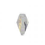 Crystal Faceted AAA Quality Clear AB Heart Pendant 14mm